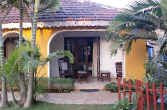 the lovely bungalow on Baga Beach