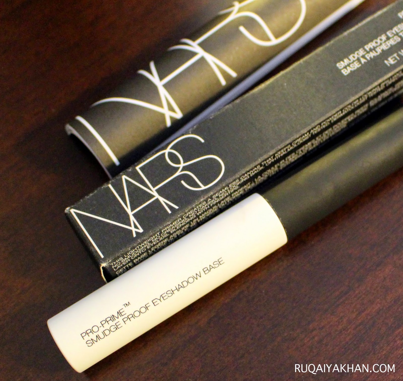 Ruqaiya Khan NARS Pro Prime Smudge Proof Eyeshadow Base Review, Swatches and Photos