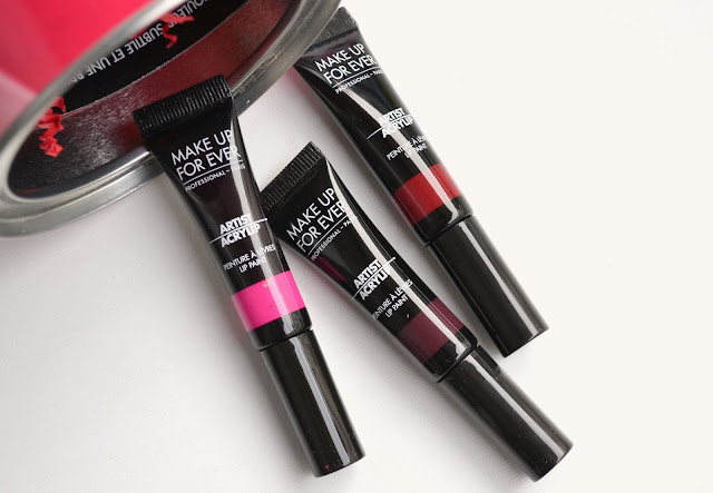 Make Up For Ever Artist Acrylip Review Swatches 