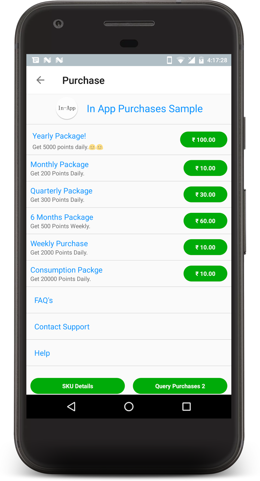 Implementing Inapp Billing Android