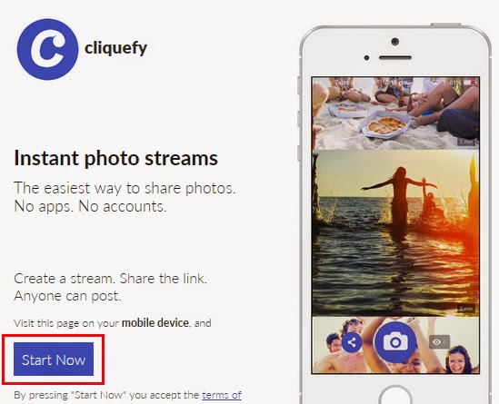 無廣告免註冊的圖片暫存空間，讓大家一起分享照片串流圖床，Cliquefy！