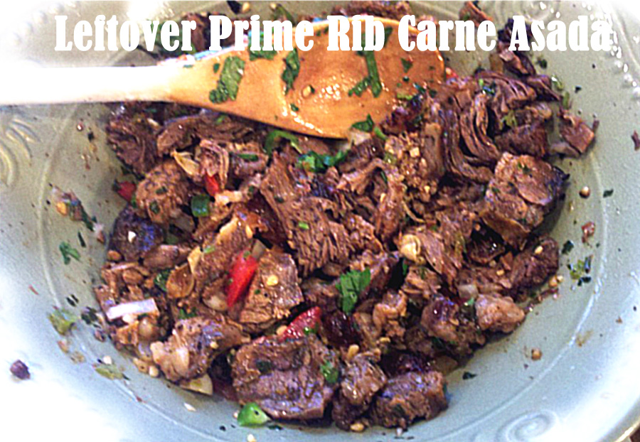 Leftover {Prime Rib} Carne Asada & Pico de Gallo - One Good Thing by Jillee