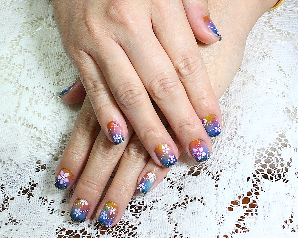 10. Vintage Inspired Airbrush Nail Designs from the 90s - wide 3