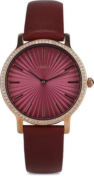 timex rose gold women's watch tw000w208