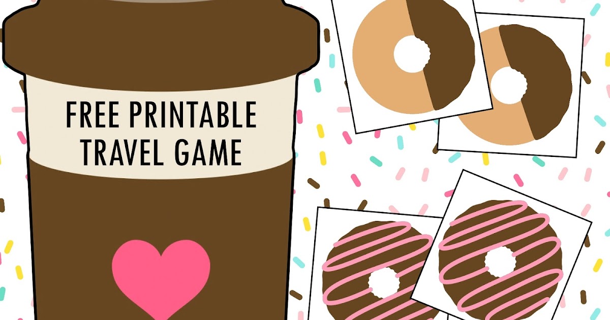 Travel Donut Matching Game in an Altoid Tin