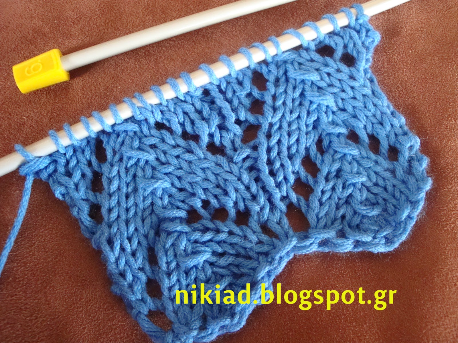 Χειροτεχνήματα πέταλο αλόγου δαντελένια πλέξη με βελόνες / Horseshoe