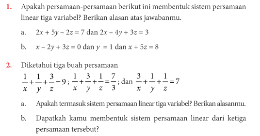 Bahas Soal Matematika Kelas X Kurikulum 2013 Uji Kompetensi 2 1 Tentang Spltv Blog Matematika
