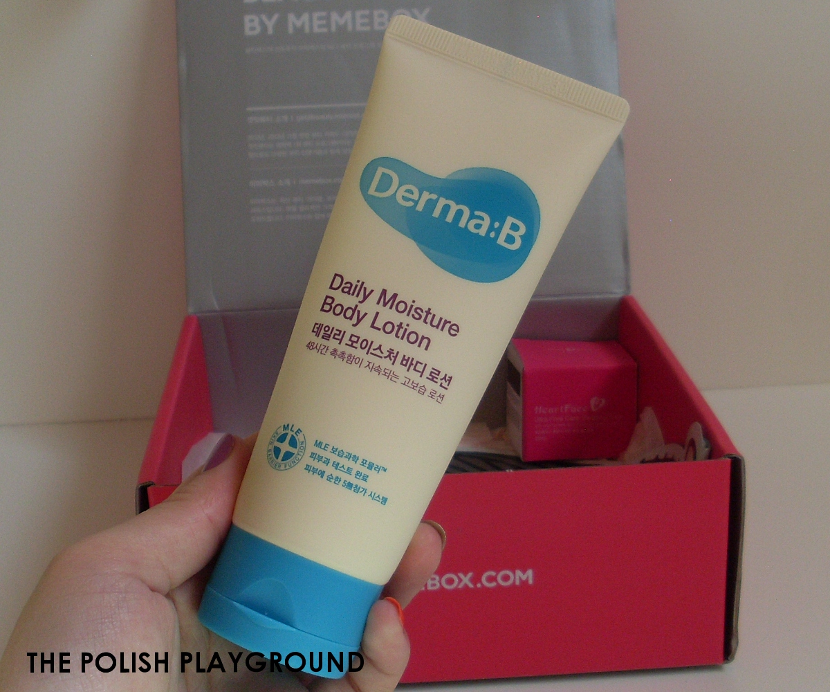 Memebox Luckybox #3 Unboxing - DermaB Daily Moisture Body Lotion