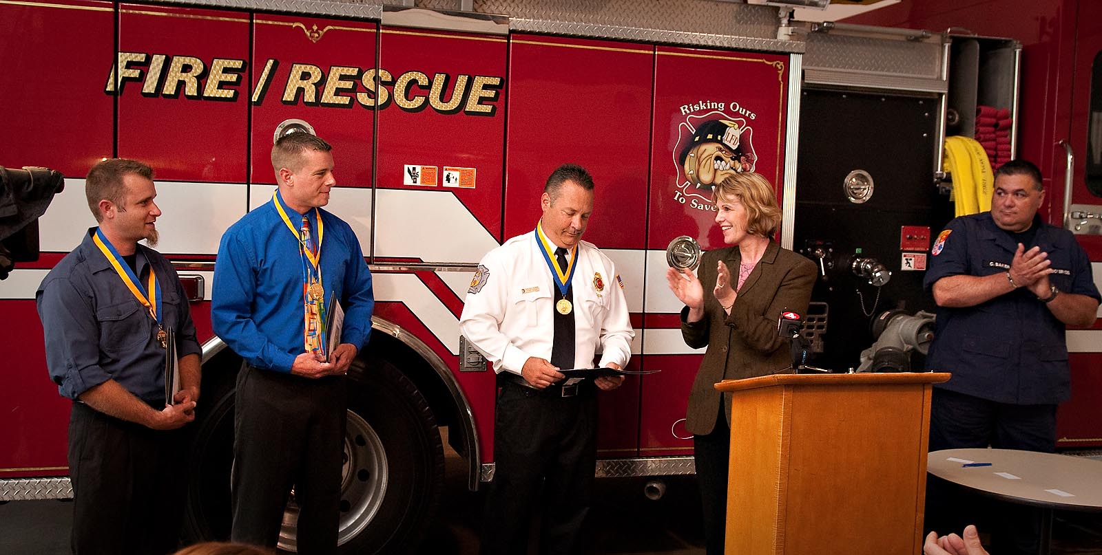 Limestone Fire Chief, Others Recognized for Actions Following Accident
