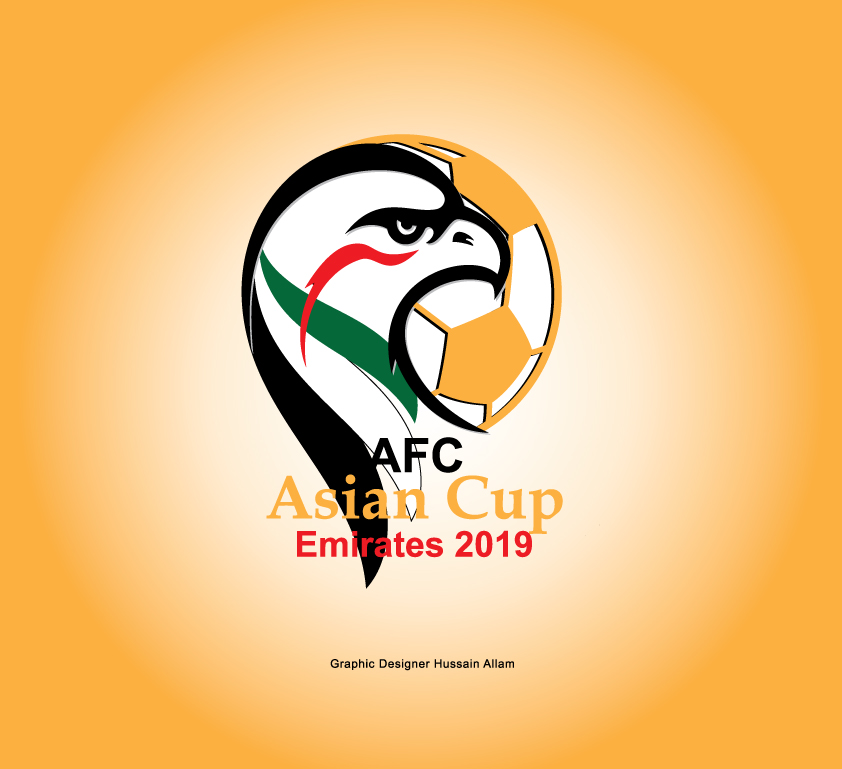 مقترح تصميم شعار كأس آسيا الإمارات 2019