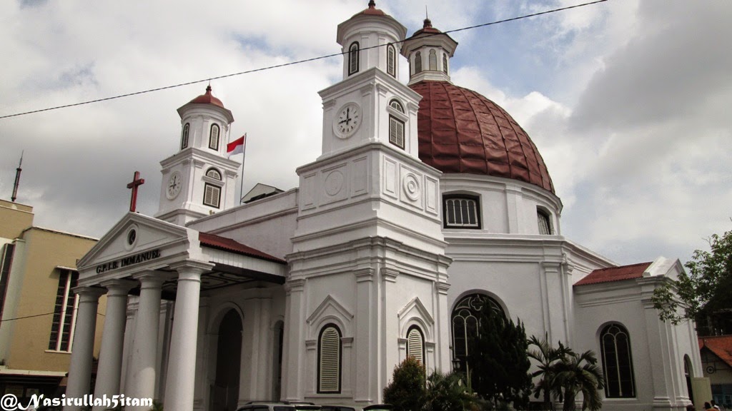 Gereja Bleduk di Kota Lama, Semarang