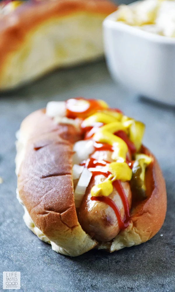 How To Cook Hot Dogs | by Life Tastes Good Hot Dogs are a summer tradition whether you grill them, boil them like the ballparks, or cook them in a skillet, hot dogs are an American classic food we love to eat. #LTG recipes #SundaySupper