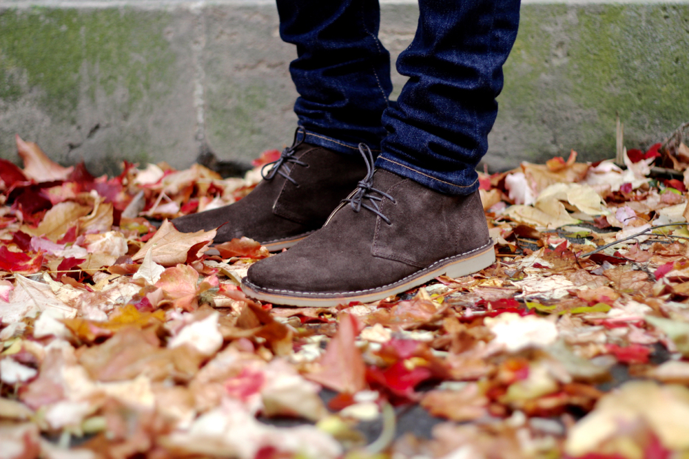 BLOG-MODE-HOMME-marks-spencer-shopping-links-col-roulé-tenue-hiver-bonnet-pompon-caban-vert-chukka-boots