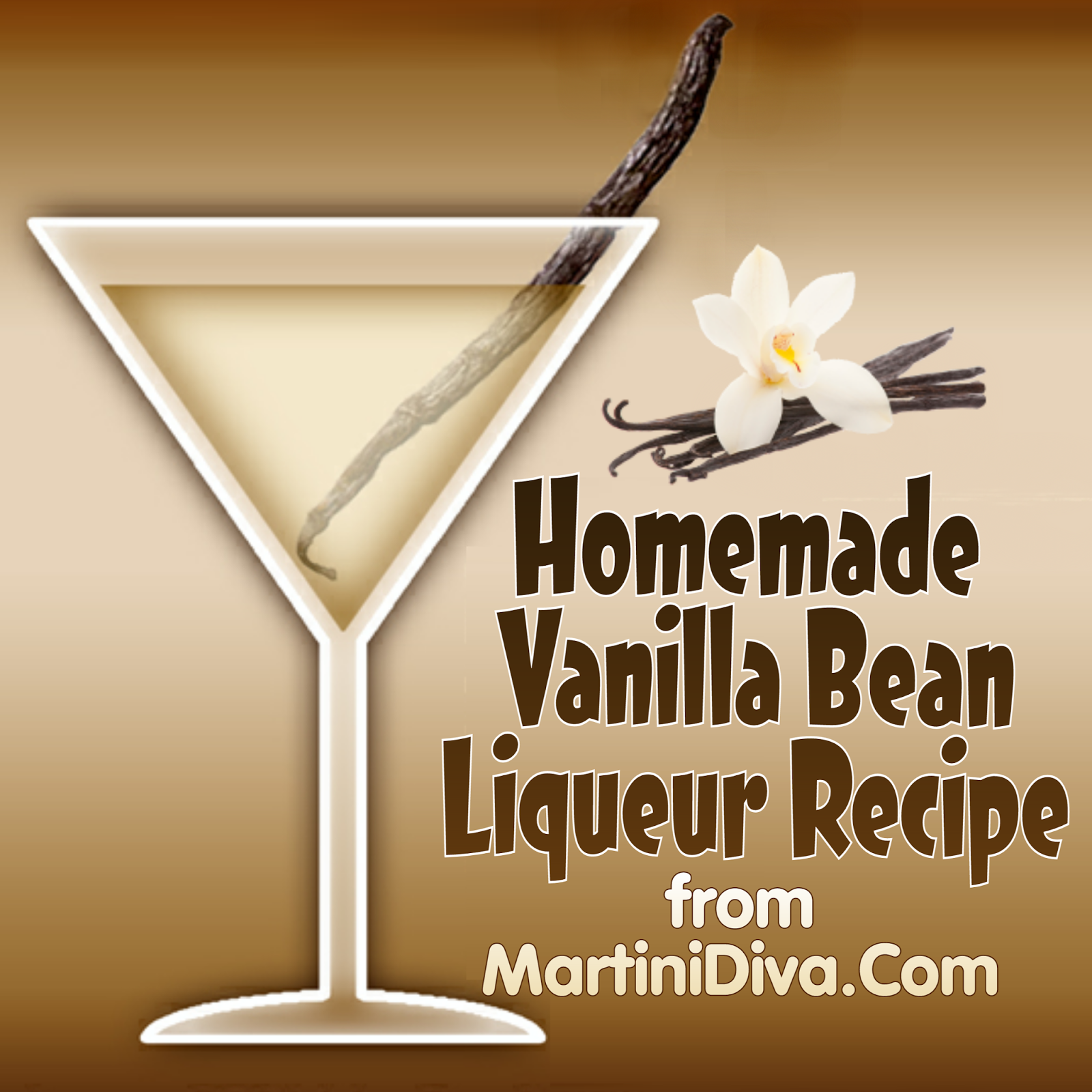 The MARTINI DIVA Vanilla Bean Liqueur Recipe