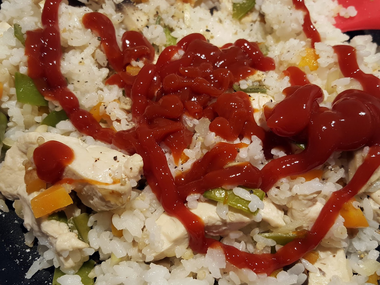 Samurai Kitchen Omu Laisu Ketchup Chicken Rice Wrapped in Omelette