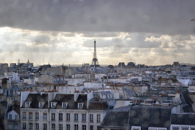 Vista de Paris do Pompidou