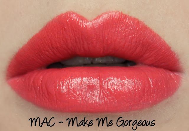 MAC Monday: MAC is Beauty - Make Me Gorgeous Lipstick Swatches & Review
