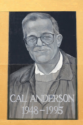 Capitol Hill Light Rail Murals, Kelly Lyles - Cal Anderson Portrait 
