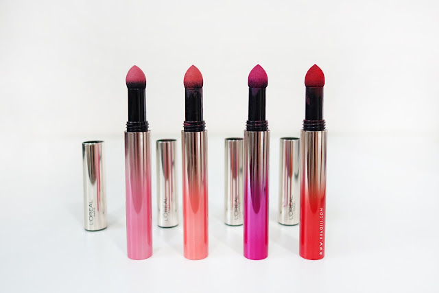 L'Oreal Blossom Tint Caresse Review and Swatches - Sakura Blossom, Peony Blossom, Orchid Blossom, Rose Blossom