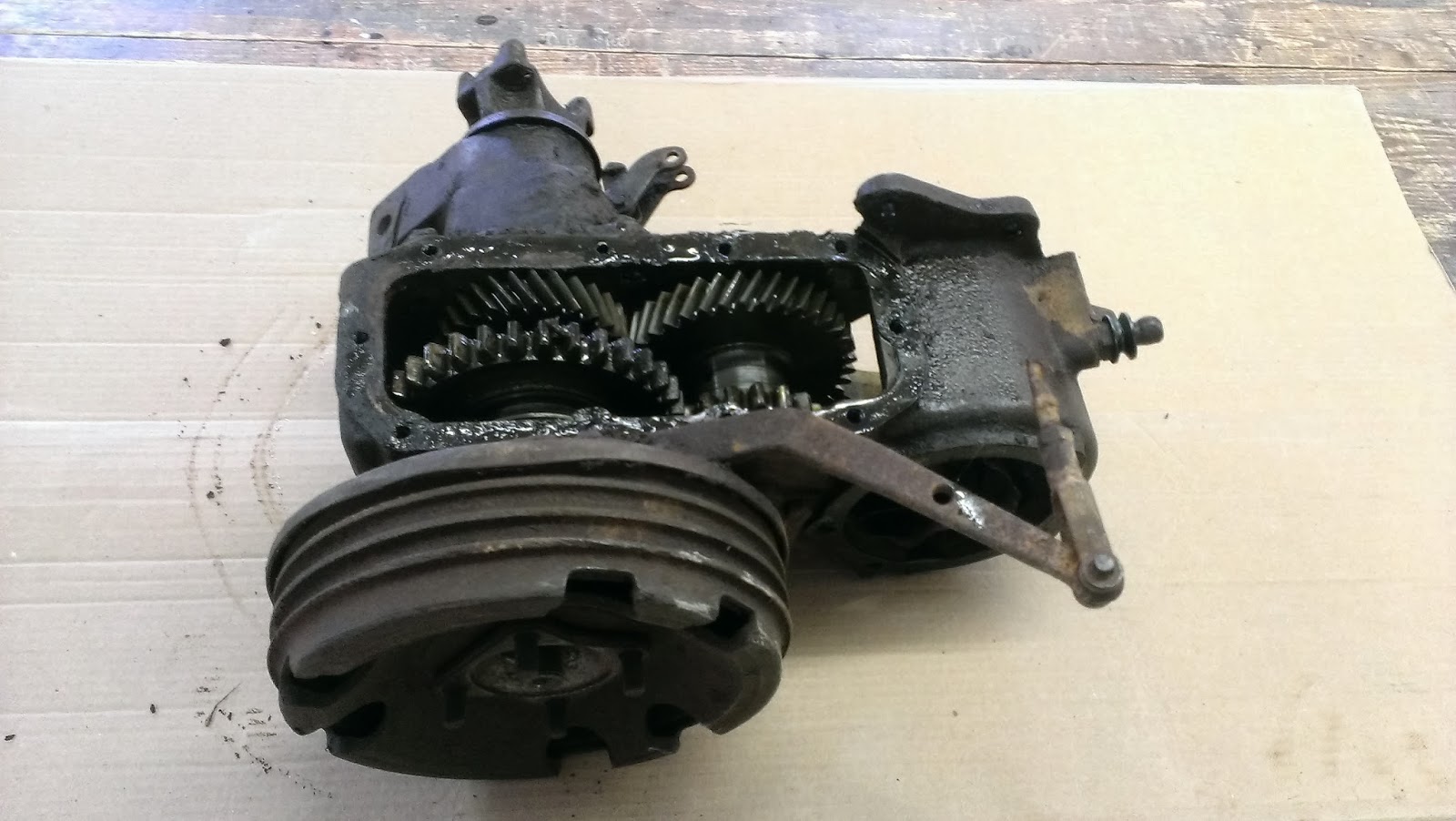 1967 Jeep CJ5 restoration Dana 18 transfer case