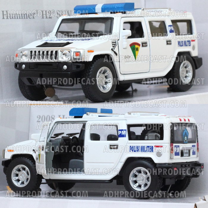 Miniatur Hummer H2 SUV PM (Polisi Militer) Indonesia Miniatur Hummer H2 SUV PM (Polisi Militer) Indonesia
