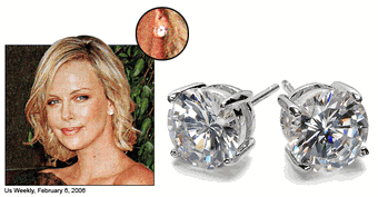 She Fashion Club 2 Carat Diamond Stud Earrings 2 Carat Diamond Stud Earrings