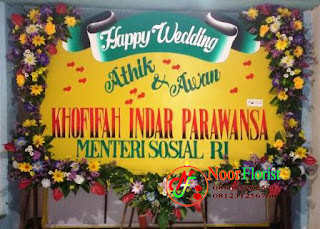 Bunga Papan Wedding | Toko Bunga Sidoarjo