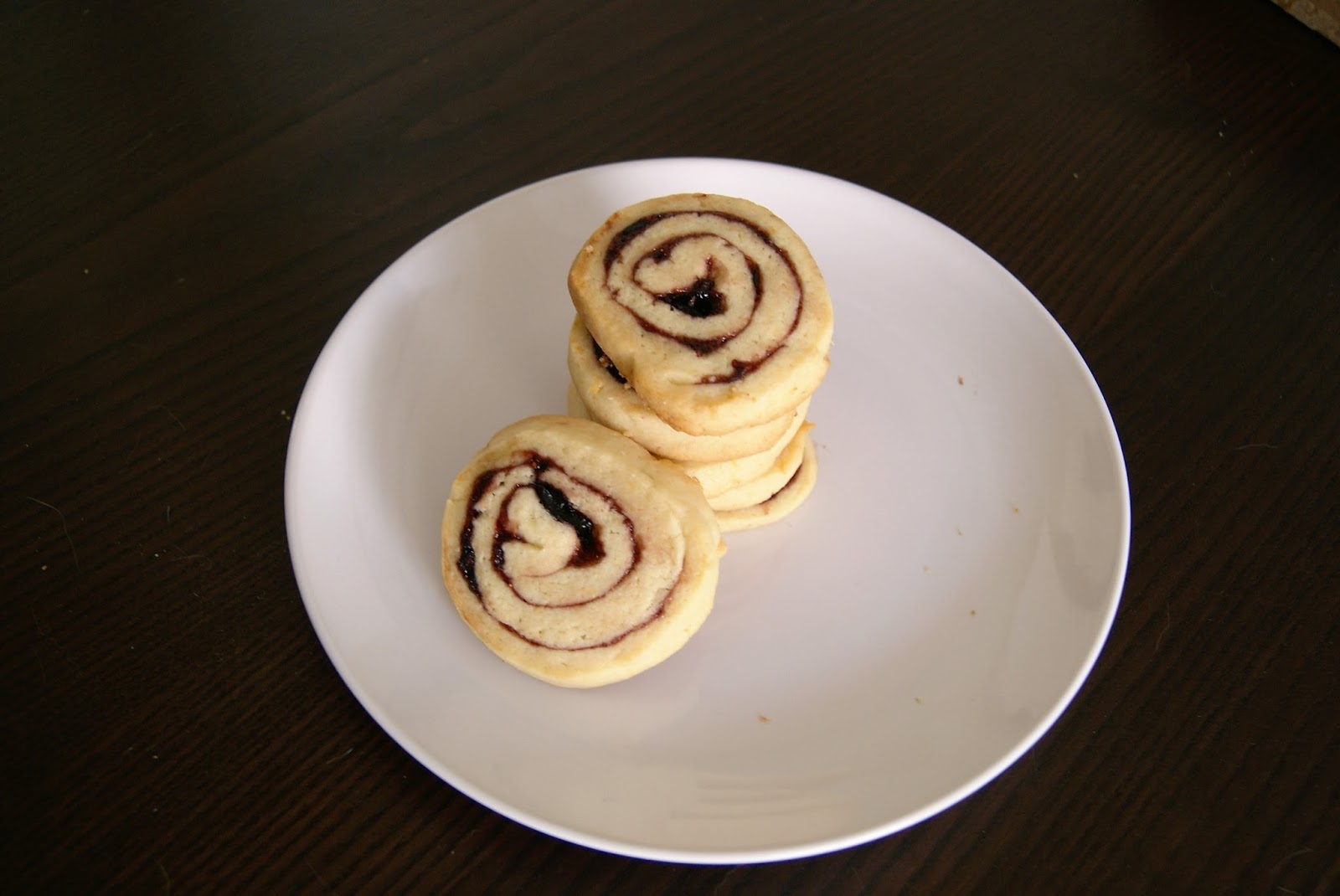 Secret Recipe Club Blackberry Jam Swirl Cookies