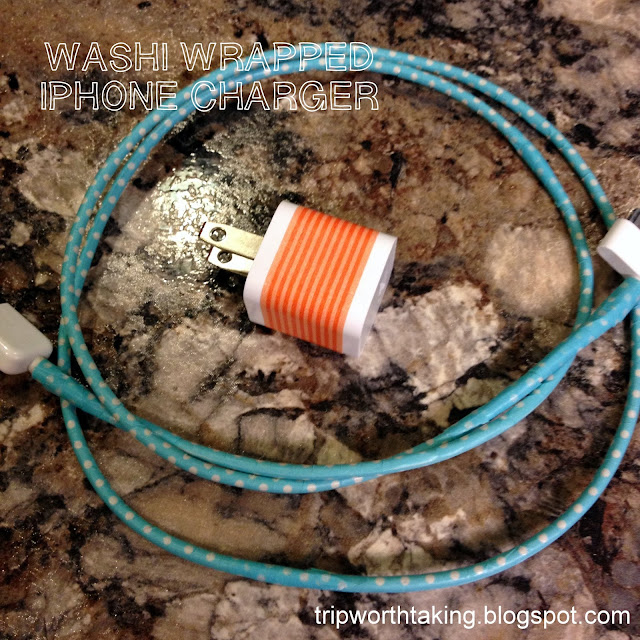 Washi Taped Phone Cable