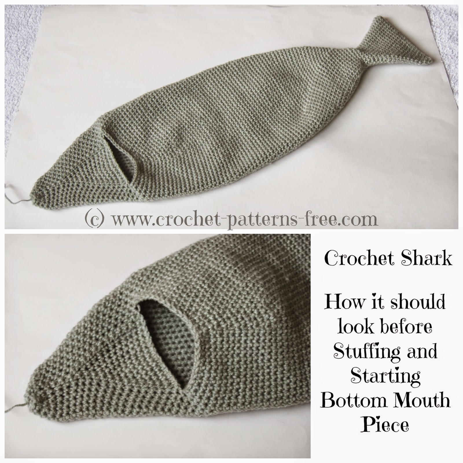 Crochet Shark Pattern Free Crochet Shark Pattern, free crochet patterns