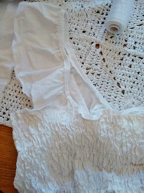 diy hacer top con vestido