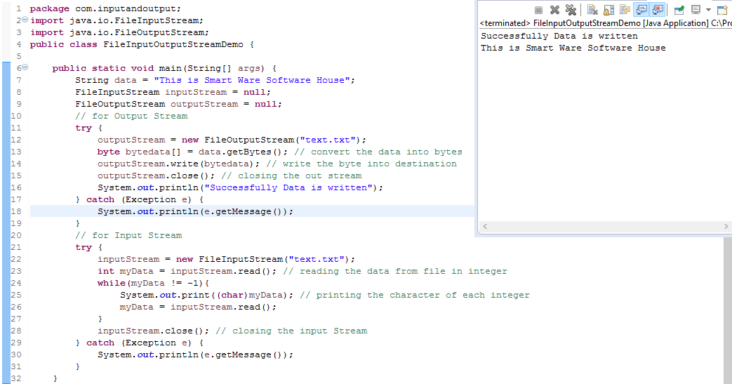 Teach Me How To program: input and output stream - input and output (I/O)