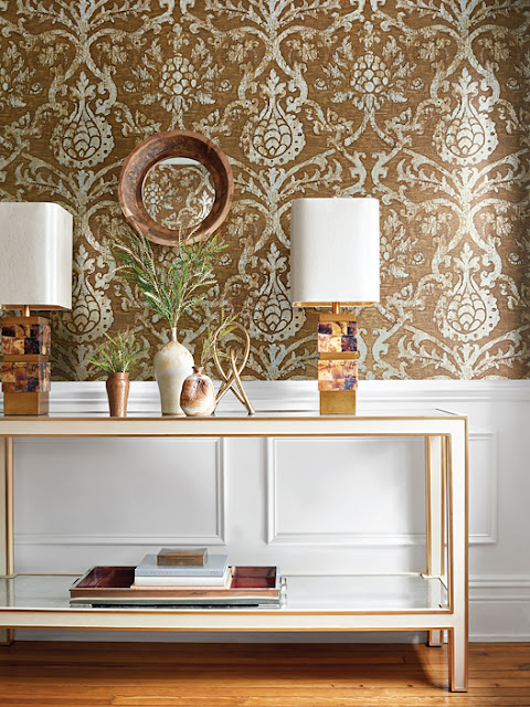 Wallpaper can be daunting to shop for, commit to and hang. But when you do it correctly, it really MAKES a room. It not only provides a big pattern that creates impact but it actually makes the rest of the room easier to design because you have this super solid style that leads everything
