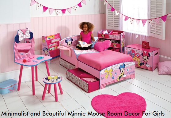 Minimalist And Beautiful Minnie Mouse Room Decor For Girls