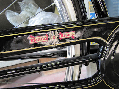 Bianchi bicycle restoration