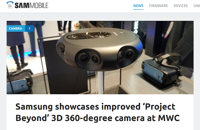 MWC 2017: Samsung shows new version of its Project Beyond 3D 360 camera