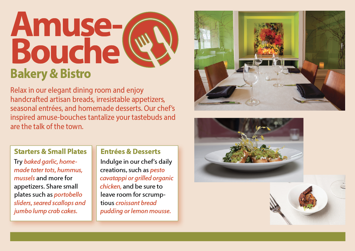 Design Portfolio: Restaurant Advertisement