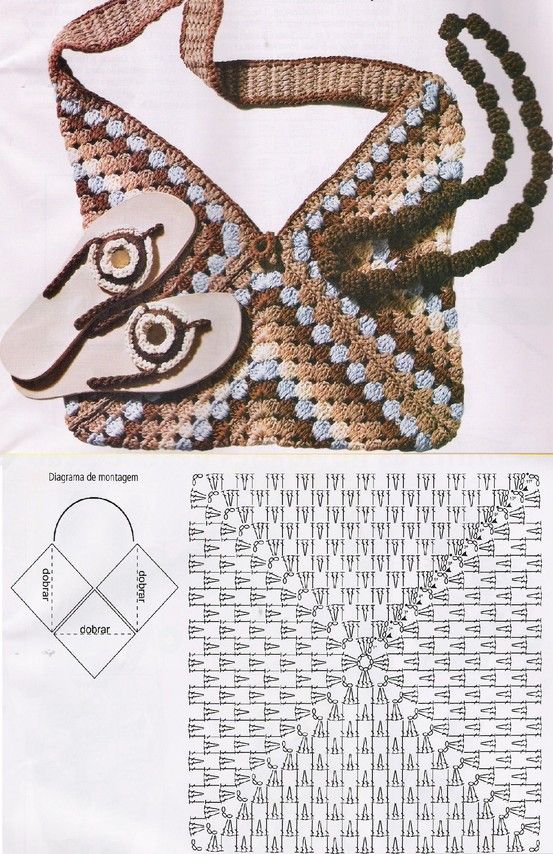 ergahandmade Crochet Bag + Diagram