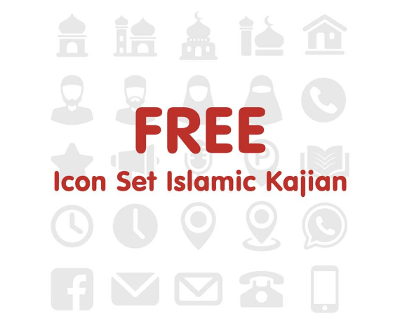 free icon set islamic kumpulan icon agama islam versi kartun
