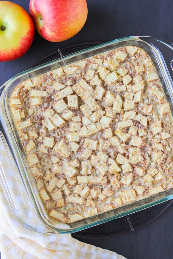 Cinnamon Apple Oatmeal Bake BrunchWeek