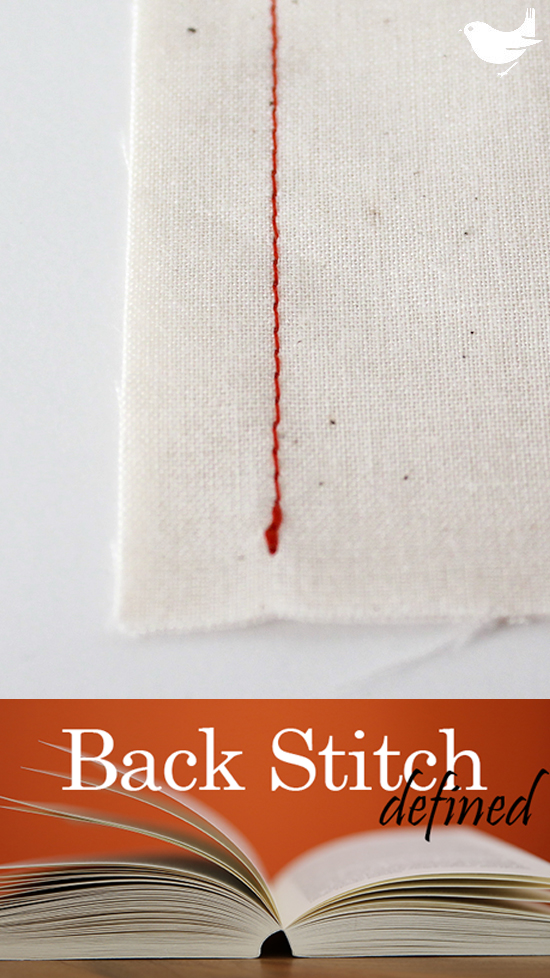The Inspired Wren Back Stitch Defined
