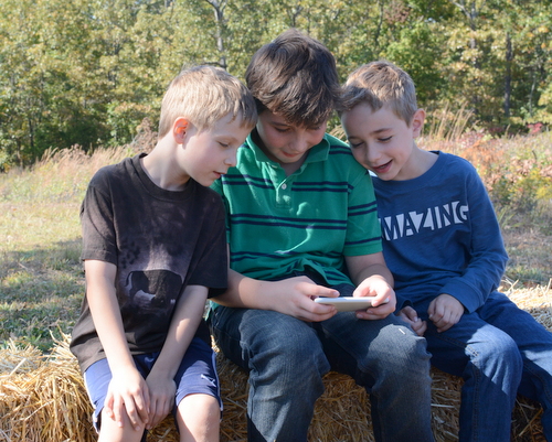 Three of six grandchildren, before the wedding