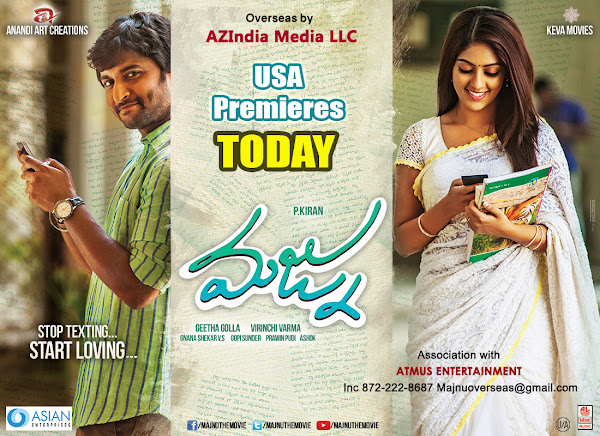 majnu movie usa release news majnu movie premiers