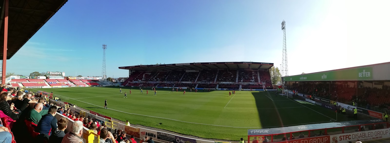 Inside view of The County Ground