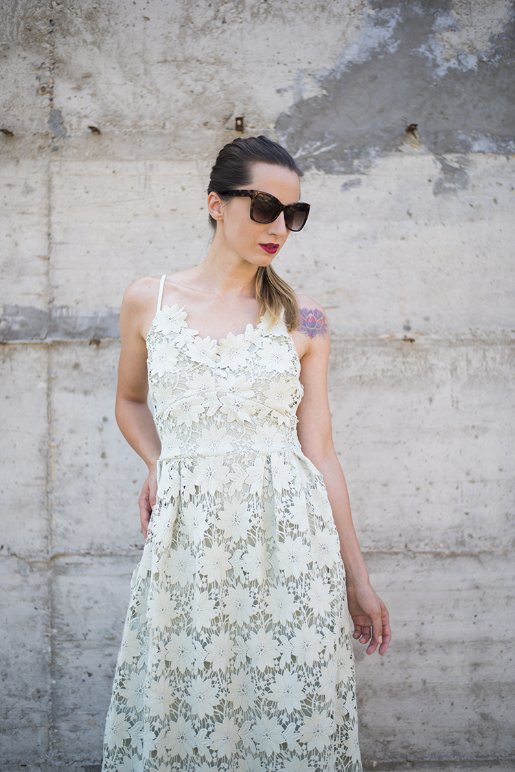 Skinny Buddha Mint Flowers Crochet dress Skinny Buddha Mint Flowers Crochet dress