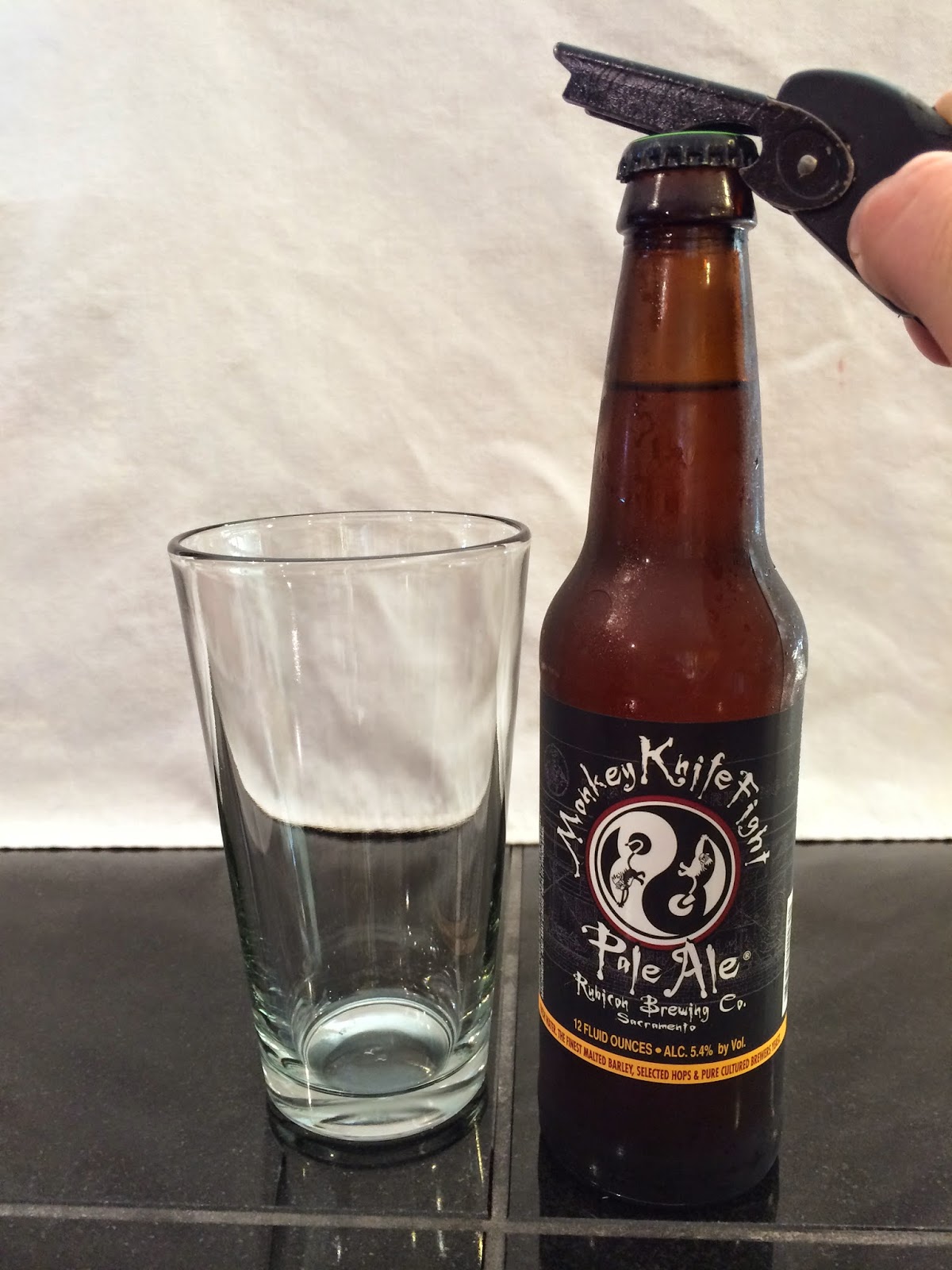 NorCal Beer Blog Rubicon Brewing Company Monkey Knife Fight Pale Ale