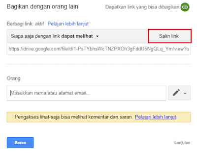 Cara Membuat Direct Link Google Drive dengan Mudah
