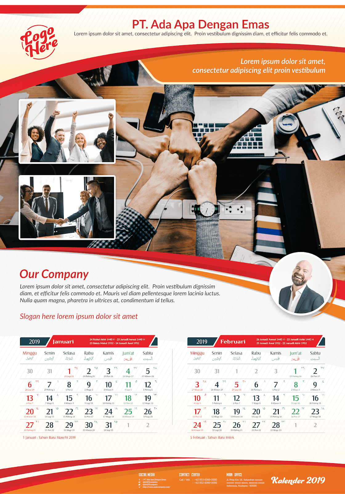 Download Template Kalender 2019 Coreldraw (Cdr) Lengkap PDF Gratis Download Template Kalender 2019 Coreldraw (Cdr) Lengkap PDF Gratis