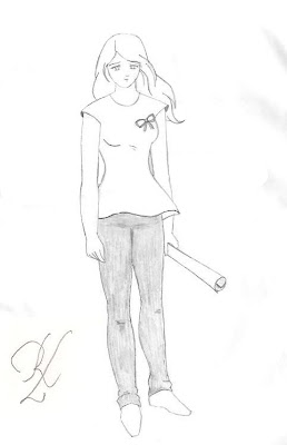Garota triste (desenho)