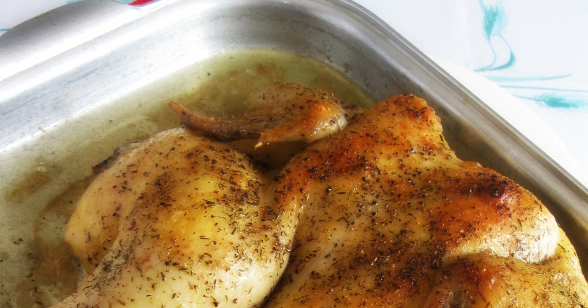 Quick Flat Roast Chicken